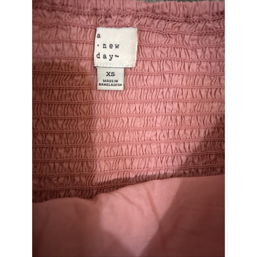 Women's Eyelet Midi Skirt -A New Day Pink Flowy Boho Size XS - Picture 9 of 10